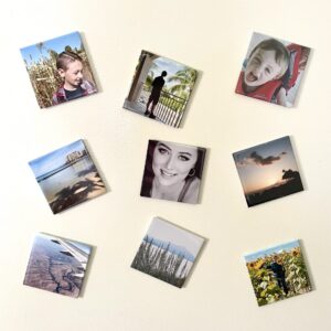 Custom Photo Magnets – Set of 9 – 2.5” x 2.5”